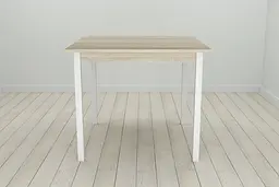 Стіл кухонний Ferrum-decor Дієго 75x80x80 Білий ДСП Сонома 16мм (FRD-106303) - мініатюра 3