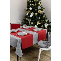 Доріжка Прованс Merry Christmas 140x40 см червона (31478) - мініатюра 3