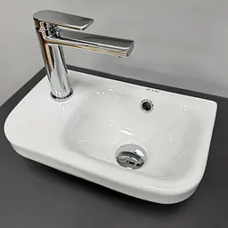 Умивальник VBI Cupi R підвісний 36x22x14 см white VBI-015625