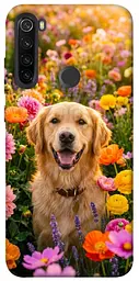 TPU чохол Demsky Flowery labrador для Xiaomi Redmi Note 8T