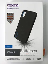 Протиударний чохол GEAR4 Battersea D3O для iPhone X/XS Black Blue - мініатюра 5