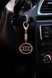 Брелок з червоного золота Audi (Ауді) (з9004.1) - мініатюра 2