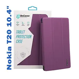 Чохол-книжка BeCover Smart для Nokia T20 10.4 Пурпуровий (708044)