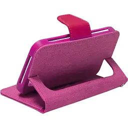Чохол-книжка Goospery Canvas Diary Universal 4.5-5" Hot Pink - мініатюра 3