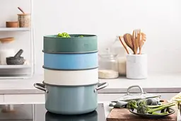 Вставка-пароварка GreenPan Steam 24 см колір кремовий (CC006628-001) - мініатюра 8