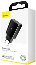 Мережевий зарядний пристрій Baseus Speed ​​Xiaomini 1Type-C 20W CCFS-SN01 Black - мініатюра 4