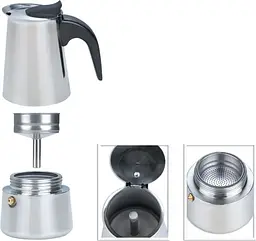 Кавоварка гейзерна Rainstahl RS-CM 8800-09 450 мл - мініатюра 2