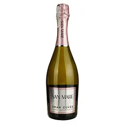 Вино ігристе San Mare Gran Cuvee Spumante біле екстра сухе 0.75 л - мініатюра 2