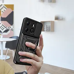 Панель BeCover Military для Tecno Spark Go 2023 (BF7) Black (709151) - мініатюра 2