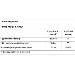 Комплекс для суглобів Amix OsteoGelatine + MSM колаген 200 капсул - мініатюра 2