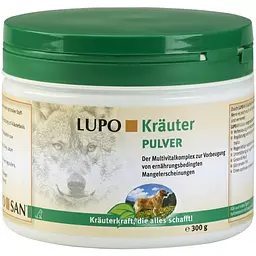 Мультивітамінний комплекс для собак Luposan KrauterKraft Pulver 300 г 