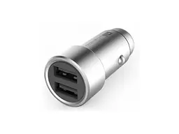 Автомобільний Зарядний пристрій Xiaomi Car Charger Silver GDS4042CN