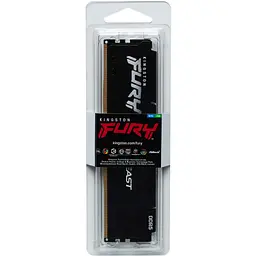 Модуль пам'яті для комп'ютера DDR5 32GB 5600 MHz Beast Black Kingston Fury (ex.HyperX) (KF556C36BBE2-32) - мініатюра 5