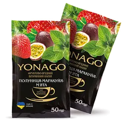 Вітамінний концентрат Yonago Полуниця-Маракуйя-М'ята 50г
