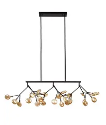 Люстра LED PETALS Levistella 918LP264-27 BK+BR