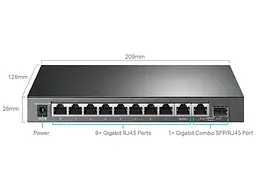 Комутатор TP-LINK TL-SG1210MPE Smart - мініатюра 4
