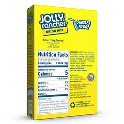 Порошковий напій Jolly Rancher Water Drink Mix Blue Raspberry 6 стіків - мініатюра 5
