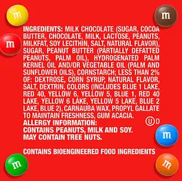 Драже M&M's Peanut Butter Milk Chocolate Candy 127г - мініатюра 7