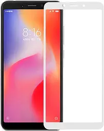 Захисне скло Tempered Glass 3D Full Glue Xiaomi Redmi 6/6A white