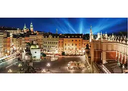 Пазл Castorland puzzle Нічна площа, Краків, Польща, 600 ел. (панорама) (B-060306) - мініатюра 2