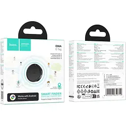 Брелок для пошуку речей Hoco E96A Black [151388] - мініатюра 4