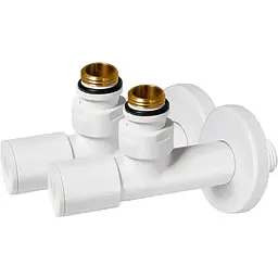 Комплект дизайн кранів Ideale Dante 1/2”x1/2” білий