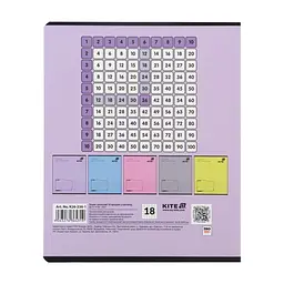 Зошит Kite One color, 18 аркушів, клітинка (K26-236-1), в асортименті - мініатюра 5