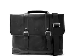 Чоловічий портфель із натуральної шкіри Italico 9225G-38 Чорний 38x29x7 см TONY PEROTTI sum0029079 - мініатюра 1