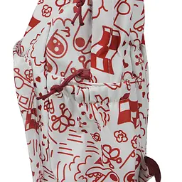 Рюкзак підлітковий No Brand 5154 31х13 см White-Red 13081-84483 - мініатюра 3