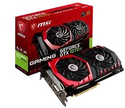 Відеокарта GeForce GTX 1070 Ti 8GB MSI Gaming (GTX 1070 Ti GAMING 8G) Б/В