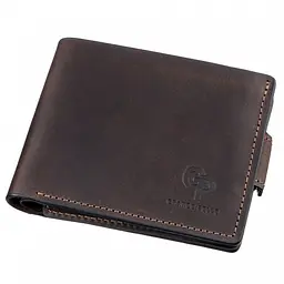 Шкіряне чоловіче портмоне GRANDE PELLE 11х9х2 см acs0027535