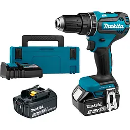 Дриль-шуруповерт Makita DHP485RFJ 18V 2x3Ah [89339] - мініатюра 6