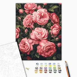 Картина за номерами: Запашний кущ піонів Brushme BS54275 Різнокольоровий shop (9995482361125) - мініатюра 3