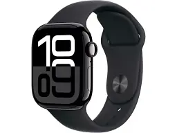 Смарт-годинник Apple Watch Series 10 GPS 46mm Jet Black Alu. Case w. Black Sport Band - XL (MWX13+MXM53)