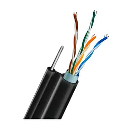 Кабель вита пара FTP CAT5E CU 0.51mm LDPE Outdoor + дріт Trinix 305m (33-00038) - мініатюра 1