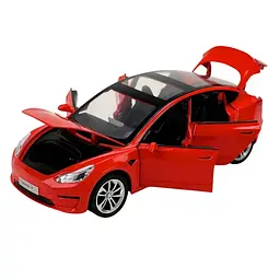 
Машинка металева Tesla Model 3 1:24 АВТОПРОМ світло звук двері AP7728 - мініатюра 7