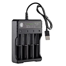 Зарядний пристрій на 4 слоти BMAX Charger Black (11011) - мініатюра 2