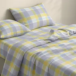 Простирадло на резинці фланель 200х220 SUNRISE TARTAN COSAS (4822052500101) - мініатюра 2