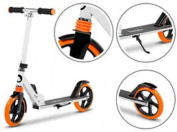 Самокат Lionelo Luca (white/orange) - мініатюра 2