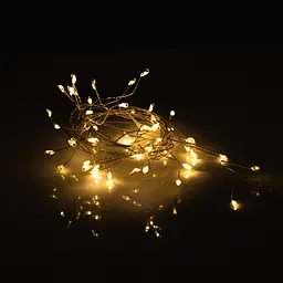 Електрогірлянда Yes! Fun кластер на мідному дроті 50 LED статична 1 м тепло-біла (975017) - мініатюра 4