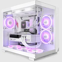 Корпус PcCOOLER CPS C3 T500 ARGB білий ATX/Micro ATX/Mini-ITX без БП (LxWxH)415x295x368мм/