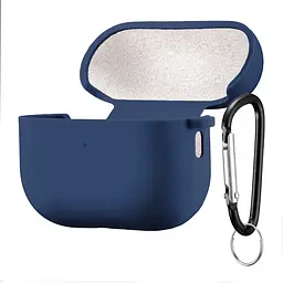 Чохол Silicone Case 2,5mm with microfiber for AirPods Pro 2 Midnight Blue