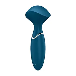 Вібромасажер Satisfyer Mini Wand-er Blue - мініатюра 5