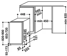 Посудомийна машина Hotpoint Ariston HSIC3T127C (6470767) - мініатюра 8