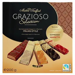 Шоколад Maitre Truffout Grazioso Selection італійський стиль 200 г - мініатюра 2