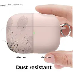 Чохол Elago Silicone Hang Case Lovely Pink for AirPods Pro 2nd Gen рожевий (EAPP2CSC-ORHA-LPK) - мініатюра 2