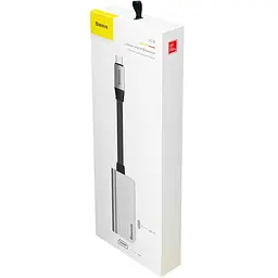 Перехідник адаптер Baseus Little Box Type-C to HDXiaomi+Type-C Smart HUB Converter CAHUB-E0G Grey - мініатюра 9