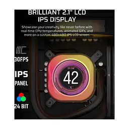 Система рідинного охолодження Corsair iCUE LINK TITAN 360 RX LCD (CW-9061023-WW) - мініатюра 10