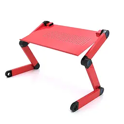 Стіл-підставка для ноутбука Aluminium Laptop Table (420*265), Red, Box - мініатюра 4