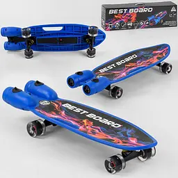 Скейтборд дитячий із димом, музикою та підсвіткою "Best Board" - мініатюра 3